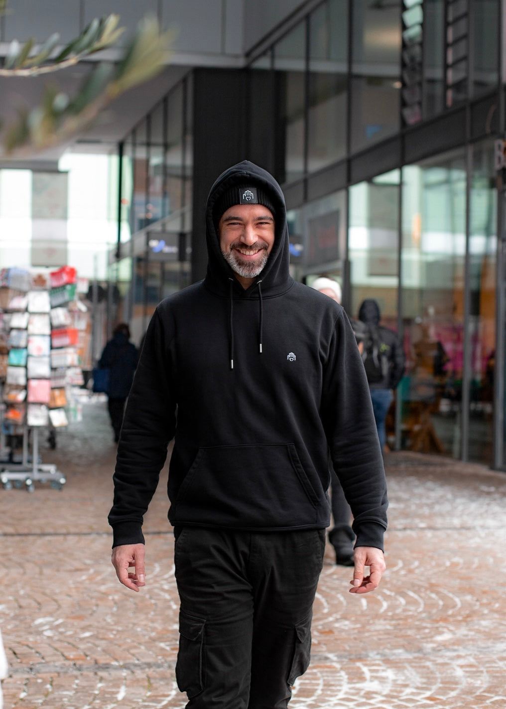 Heinerhand Stick Hoodie (schwarz)