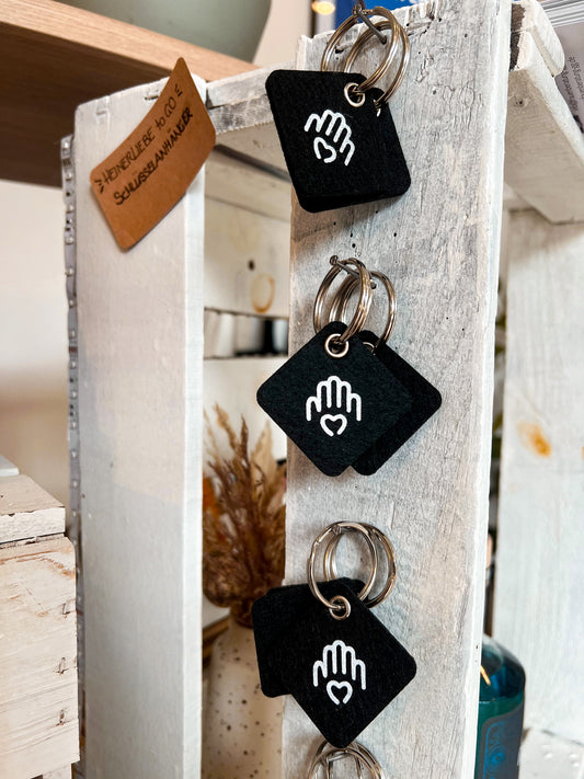 Heinerliebe Schlüsselanhänger aus Filz