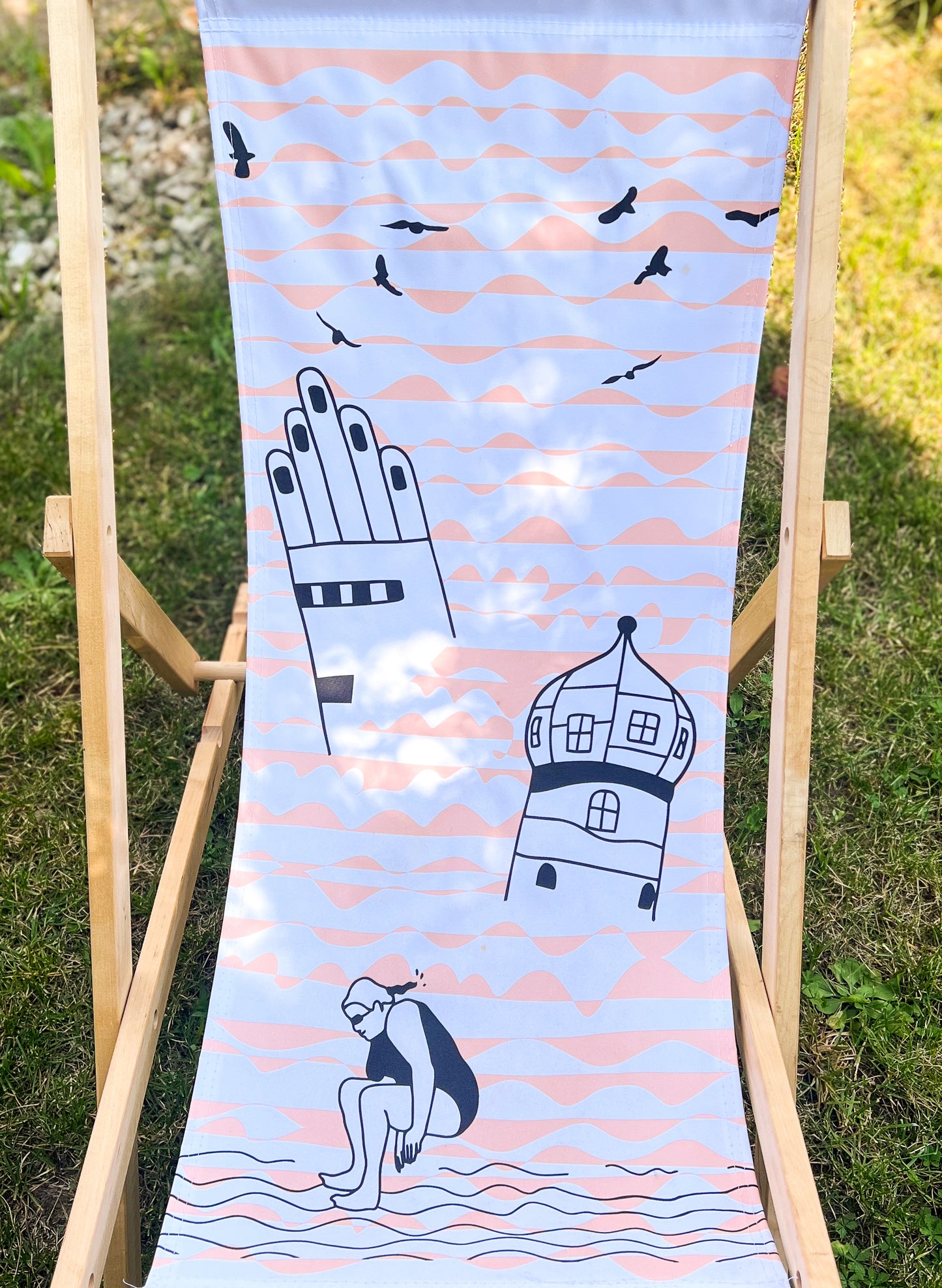 Liegestuhl Hundertwasser