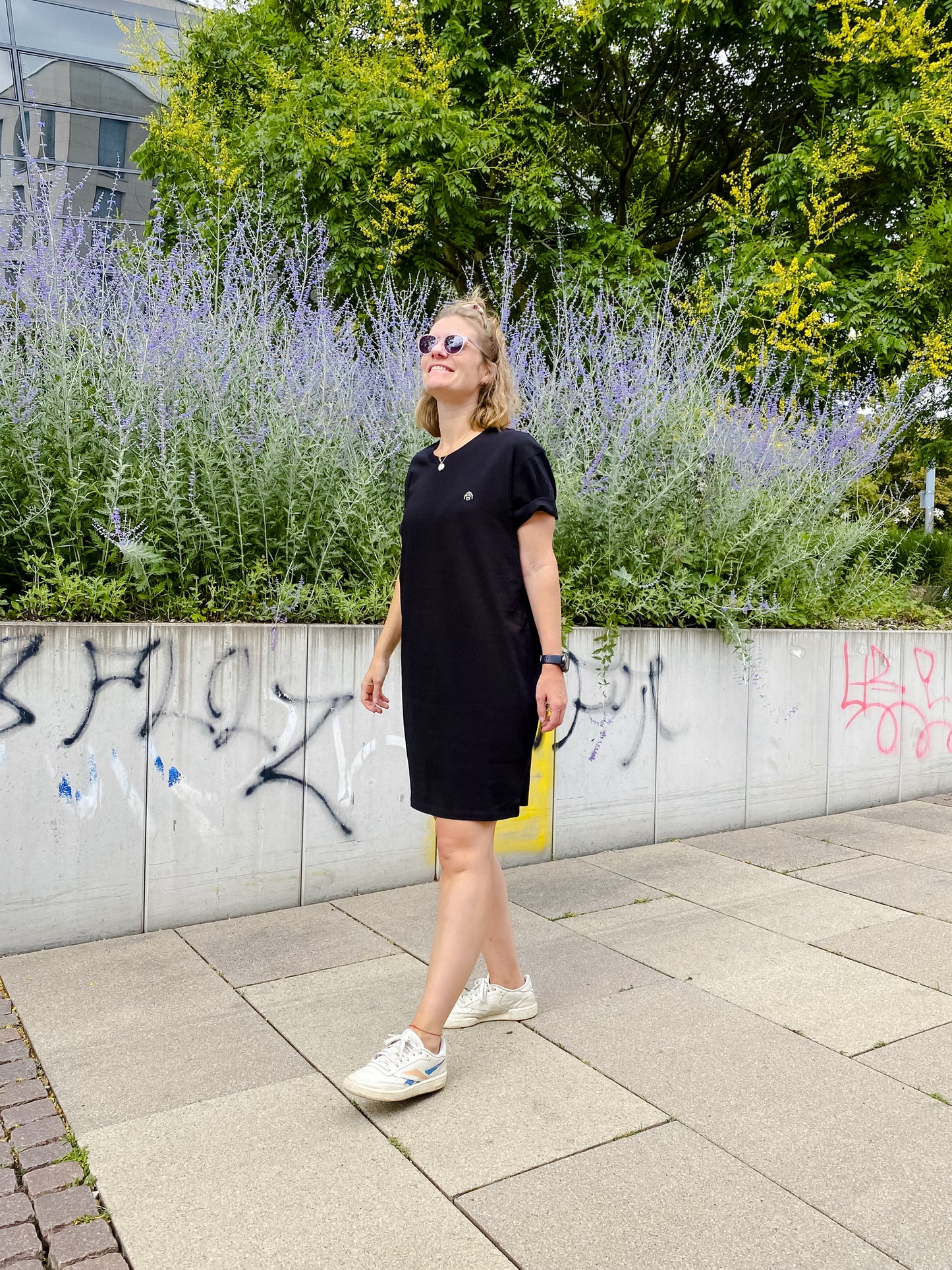 Kleid Heinerhand Stick (Schwarz)