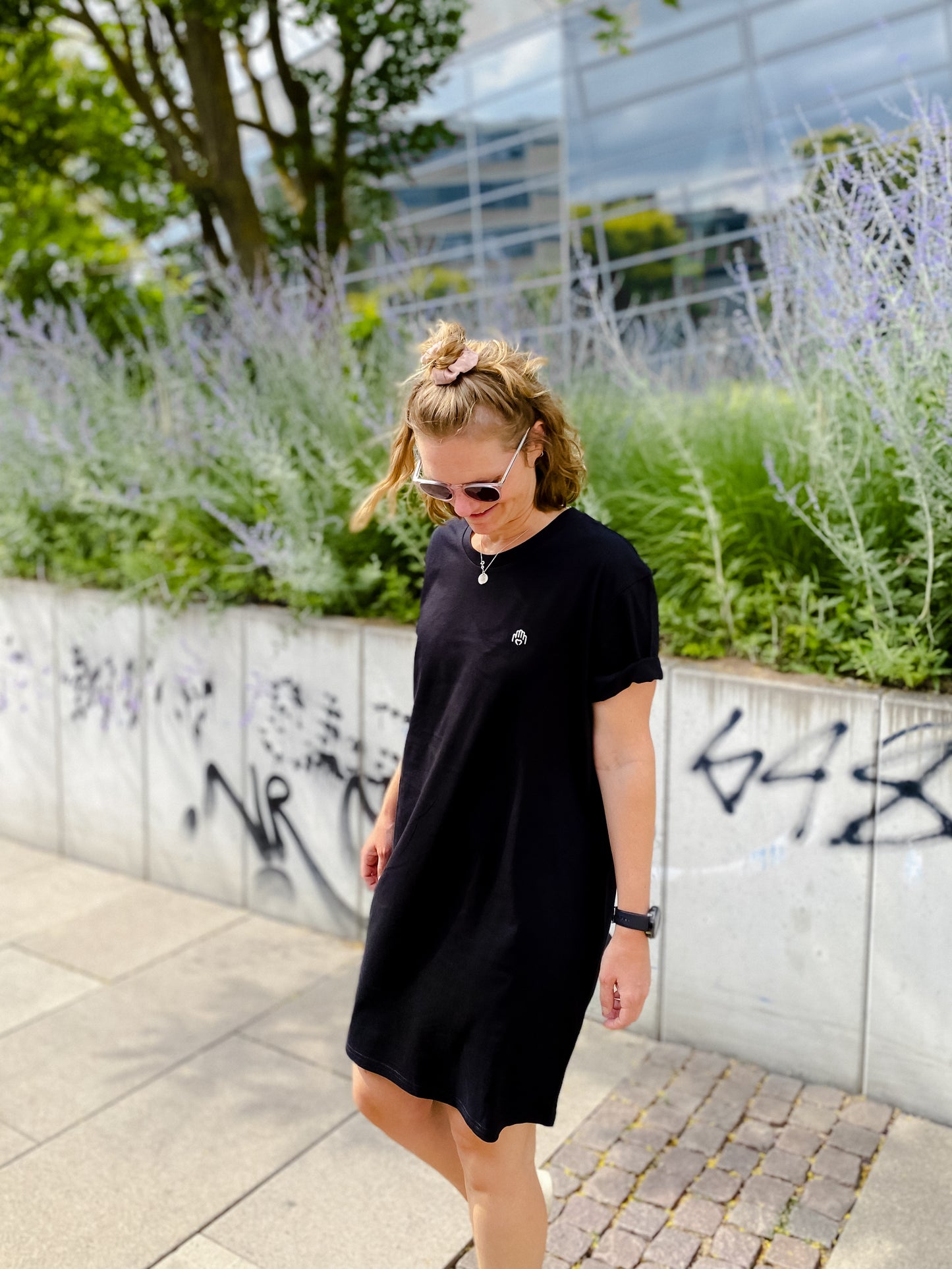 Kleid Heinerhand Stick (Schwarz)