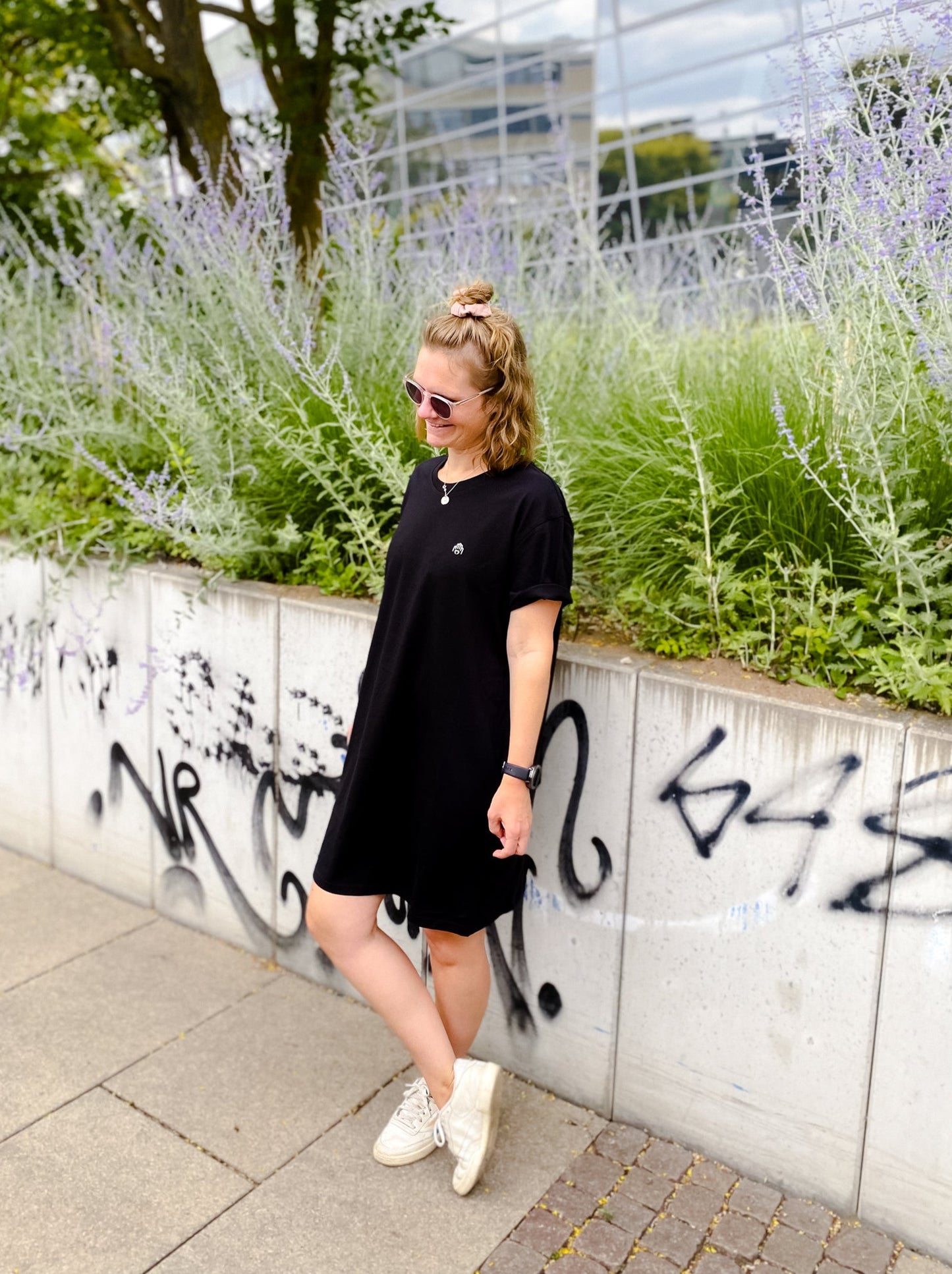Kleid Heinerhand Stick (Schwarz)