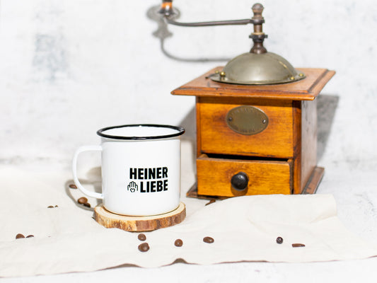 Heinerliebe Emaille Tasse