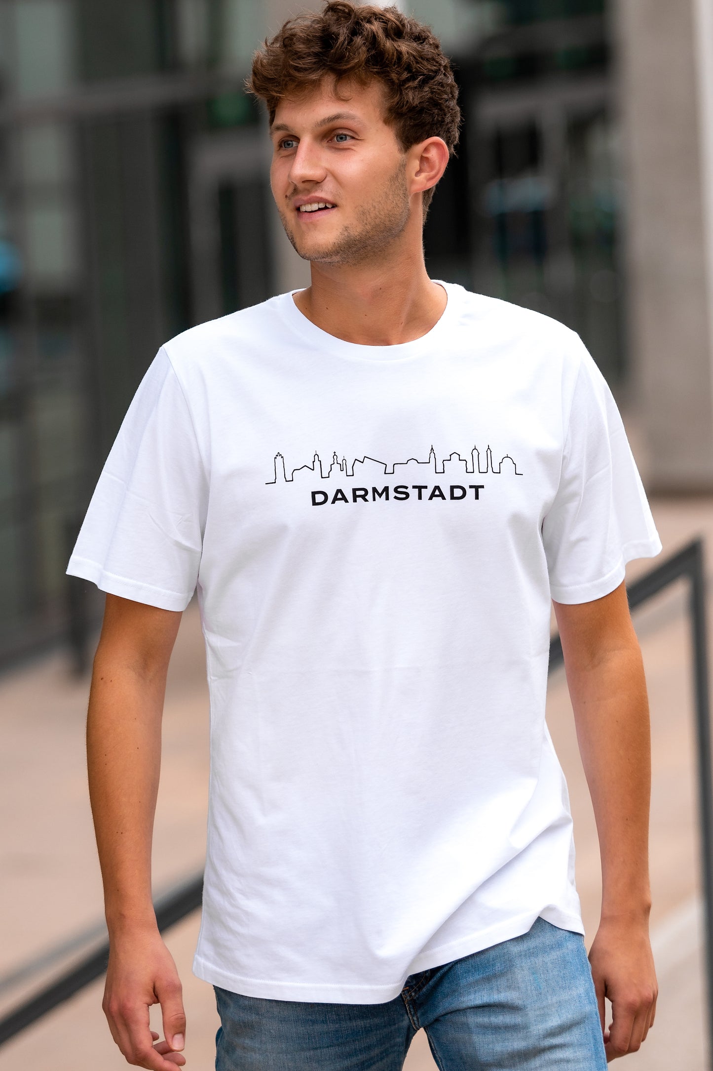 Darmstadt Silhouette Shirt (weiß)